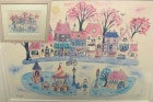 Clyv /クリーブ ダイヤモンド・スクリーニング 「セント・アンドレ アート通り」リトグラフ /版画【中古】|置物・トイ|インテリア