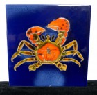 日本製 INA 蟹 / カニ / 陶板画　【中古】