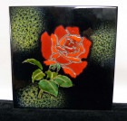 日本製 INA 薔薇 / バラ / 陶板画　【中古】
