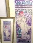アルフォンス ミュシャ / Mucha「椿姫」カラーリトグラフ　額装【中古】