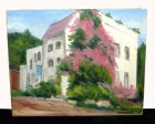 K作 油彩画 / 油絵 / 風景画 /  作者不明/キャンバス画 F6/6号【中古】