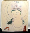 法隆寺壁画観音菩薩頭部　仏画 / 仏教美術 油彩画/ F10/10号【中古】