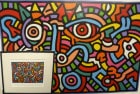 1986 Untitled キース ヘリング / Keith Haring アートポスター　額装【中古】