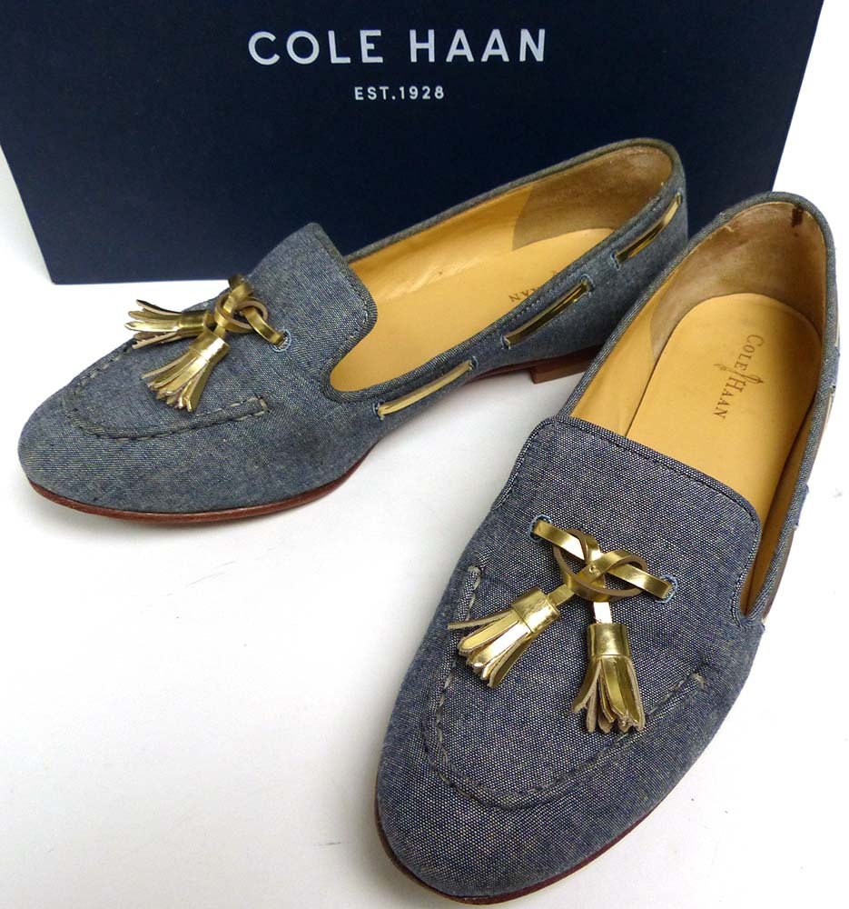 COLEHAAN / コールハーン キャンバス タッセルローファー 6 1/2B (23.5