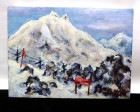 KN作 「風景画」/  油彩画 /キャンバス画　F4 /4号サイズ(サインあり)　油絵【中古】