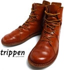 trippen /トリッペン NOMAD ノマド アンラインド レースアップ ブーツ 38 (24-24.5cm相当)(定価約5.4万円)【中古】【送料無料】
