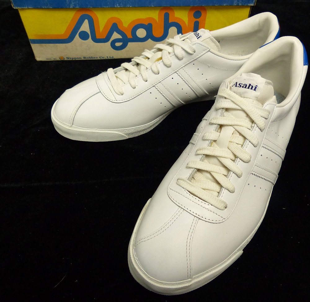 未使用】1980年代 YAMAHA×Asahi / ヤマハ×アサヒ レザースニーカー 14