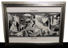 【希少】スペイン製 Picasso / パブロ・ピカソ「ゲルニカ」 陶板画プリント / タイルプリント / 陶器 額装【中古】【送料無料】