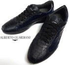 イタリア製 アルベルトガルディアーニ スポーツ / ALBERTO GUARDIANI レザースニーカー EU41(26cm相当)(メンズ)【中古】