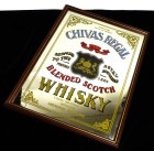 1970-80s 英国製 ビンテージ CHIVAS REGAL / シーバス リーガル パブミラー / 鏡(ディスプレイ 店舗什器) 【中古】【送料無料】