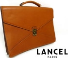 �ե���� LANCEL PARIS / ��󥻥� �쥶���ӥ��ͥ��Хå� / �֥꡼�ե�����(���դ�)����š�