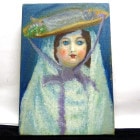 作者不明・人物画 / 油彩画 / キャンバス画　油彩SMサイズ【中古】