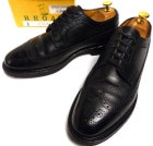 REGAL IMPERIAL GRADE リーガル/インペリアルグレード 2235 シボ革 ロングウイングチップシューズ 25 1/2b(25.5cm相当)(メンズ・箱付き)【中古】