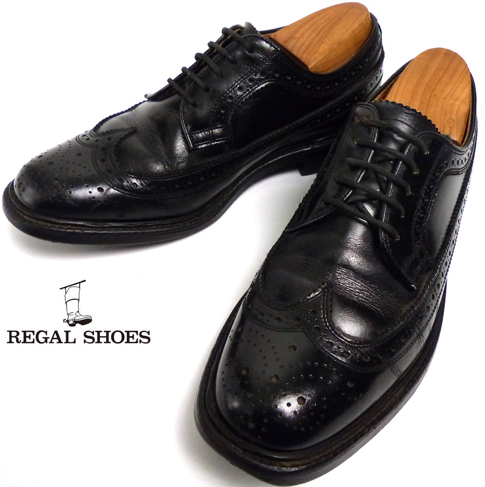 14265□美品 最高級 REGAL リーガル ウィングチップ ビジネス