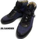 JIL SANDER / ジルサンダー コンビレザー ハイカットスニーカー  (23.5-24cm相当)(レディース)【中古】