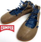 CAMPER / カンペールPeu Circuit フラットシューズ /パンプス 39(24.5cm相当)(レディース)【中古】