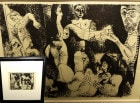 パブロ・ピカソ / picasso 希少画集画 額装 リトグラフ/ 版画【中古】