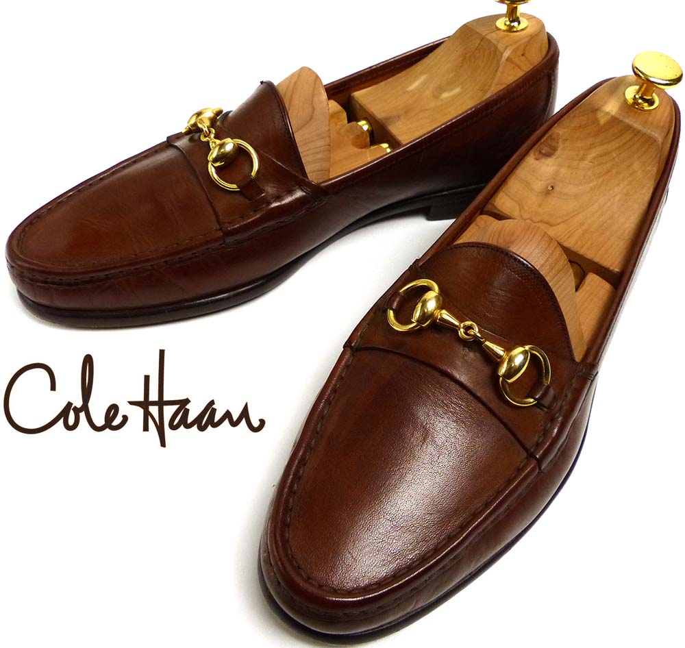 イタリア製 COLE HAAN / コールハーンレザービットローファー 9M(27cm 