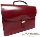 LANCEL PARIS / ��󥻥� �쥶���ӥ��ͥ��Хå� / �֥꡼�ե���������š�