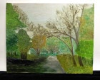 作者不明 /油彩画 / 油絵 / 風景画 / キャンバス画 F3/3号【中古】