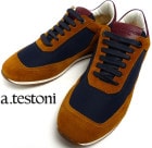 イタリア製 AMEDEO TESTONI / アメデオテストーニ スニーカー　UK6.5(25.5cm相当)(メンズ・定価7.5万円)【中古】