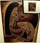 パブロ・ピカソ / picasso リトグラフ / リノカット版画【中古】【送料無料】
