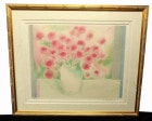 作者不明 / 版画(リトグラフ)　花　(エディション・サインあり)【中古】
