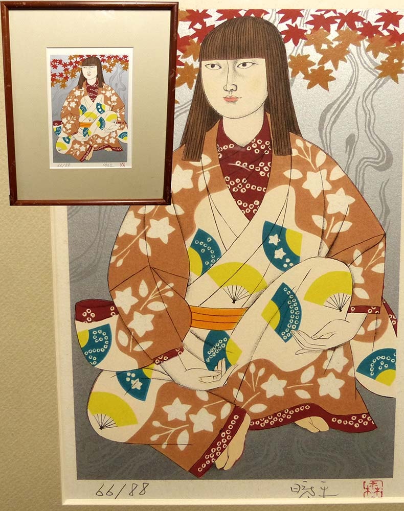 森田曠平【美人画】 【春夏秋冬-夏】lithograph 99限定 【公式通販】