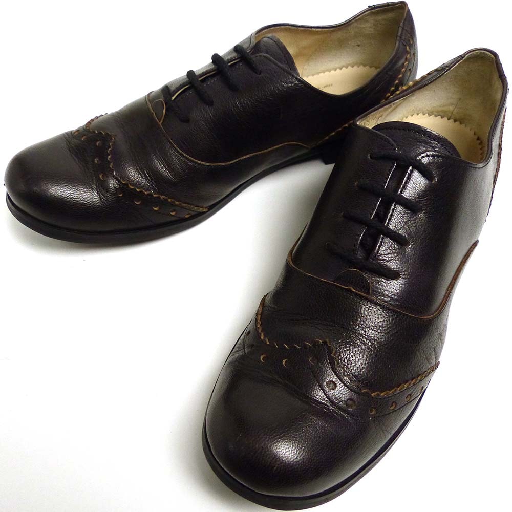 carri fours Dressage 本革 ウイングチップシューズ 23(23cm相当