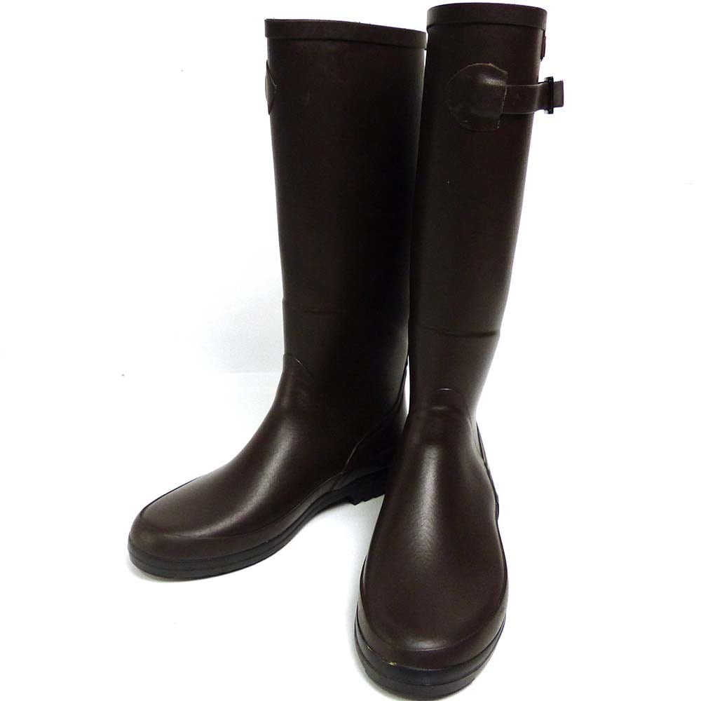 【美品】AIGLE ブラウン 長靴 26.5㎝ ベニル ラバーブーツ 新品AIGLE ラバーブーツ ブラウン26.5 ベニル BENYLM ラバー