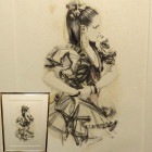 斎藤三郎「少女クリスチーナ」リトグラフ /版画(エディション・サインあり)【中古】
