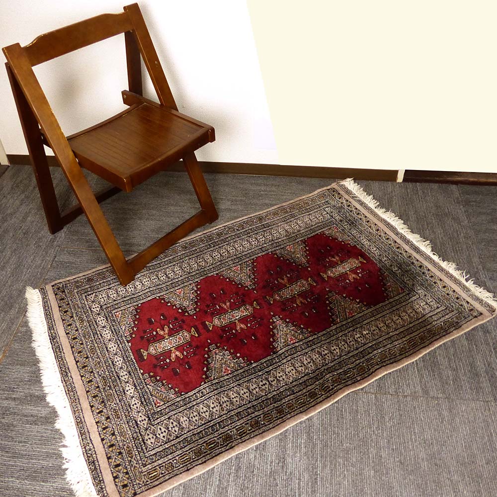 トライバルラグ手織り絨毯ボハララグオールドアンテイークラグミニラグ