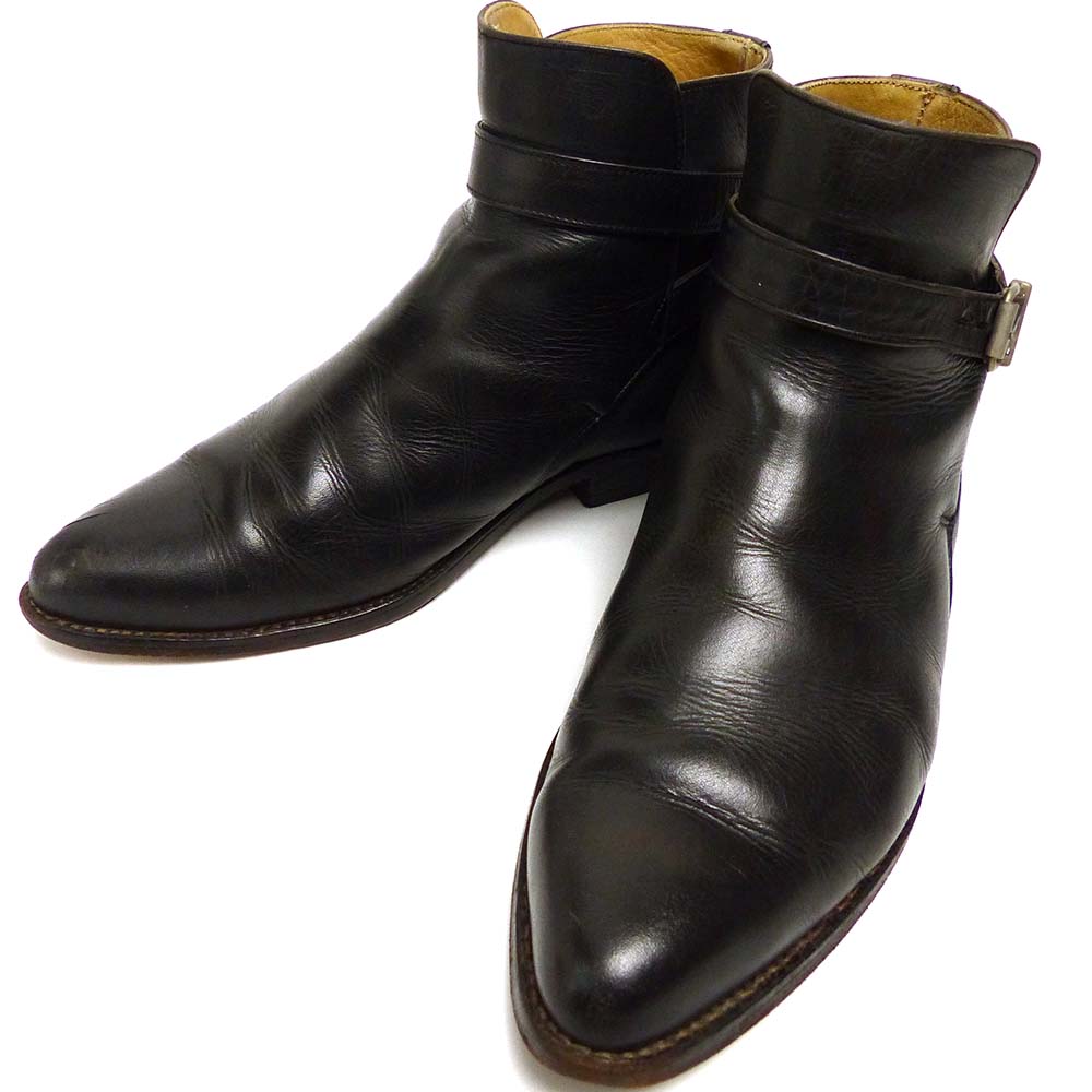 未使用 ヤンコ（スペイン製）スェードジョッパーブーツ 茶色 25.5