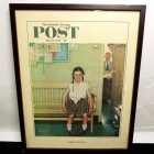 ノーマン・ロックウェル / Norman Rockwell HANG TOUGH！印刷物 / ポスター額装【中古】