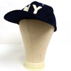 NY ウール ベースボールキャップ  頭内周55-60cm【中古】