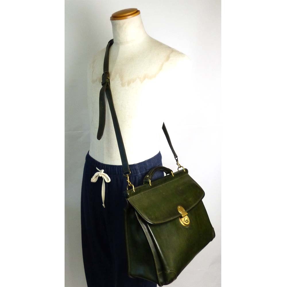 INDEED / インディード 2WAY 本革 ダレスバッグ / ショルダーバッグ(鍵