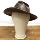 HATQUARTERS USA by HENSCHEL / ヘンシェル レザー 中折れハット L(56.5cm)【中古】