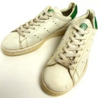 【希少】1980年代 フランス製 adidas Stan Smith  / アディダス スタンスミス スニーカー 7(25.5cm相当) 【中古】【送料無料】
