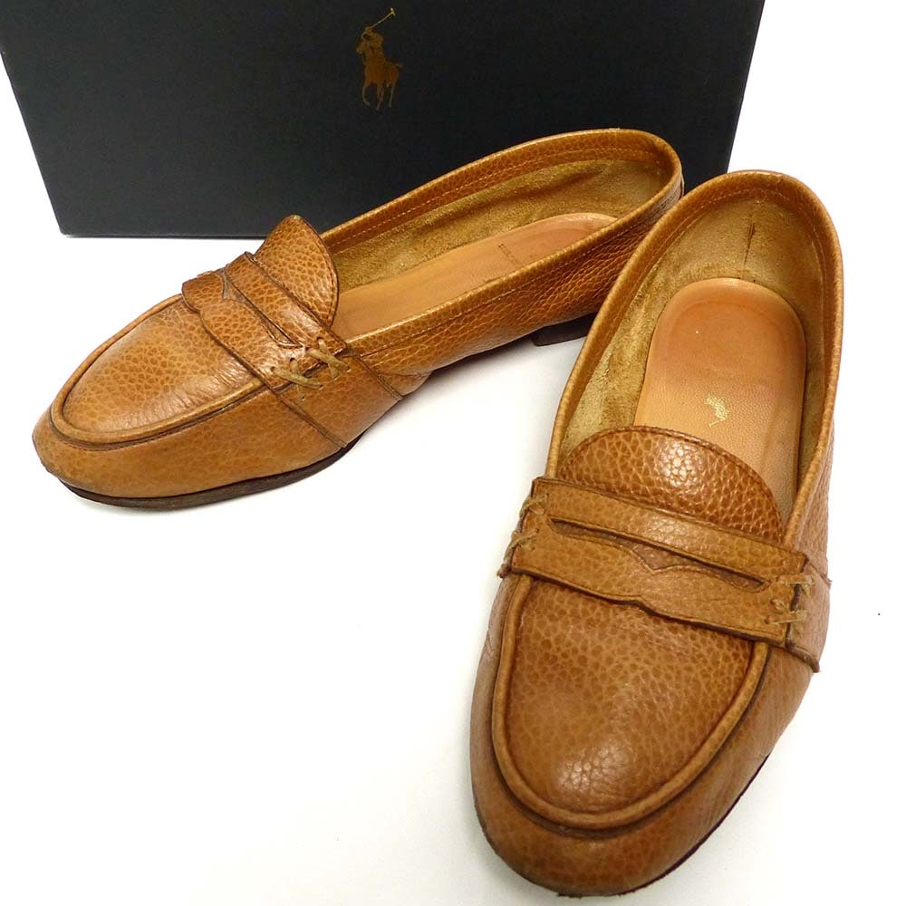 ◆Ralph Lauren 23AW◆Chalmers レザー ペニー ローファー /茶◆ ◇Ralph Lauren 23AW◇Chalmers レザー ペニー ローファー /茶