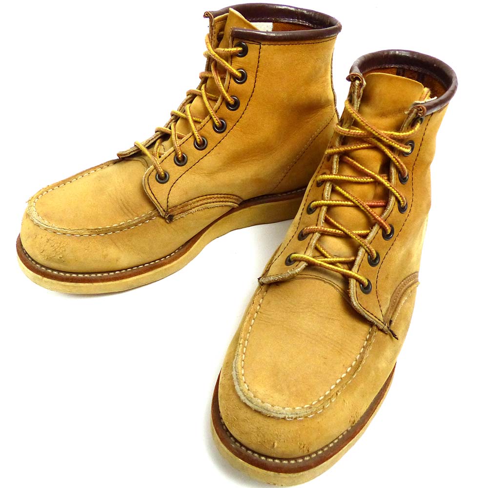 レッドウィング2878 サイド縦刺繍羽タグ イエローヌバック エンジニア