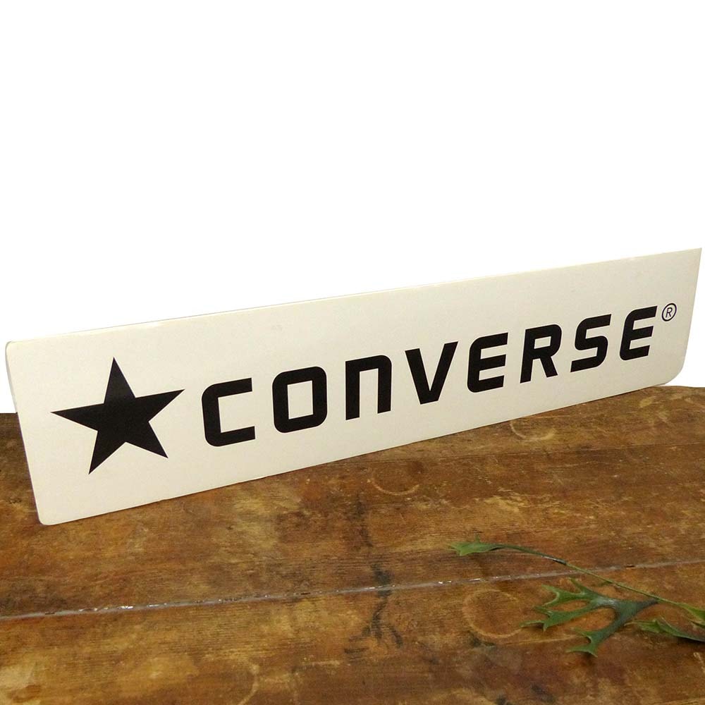 レア☆CONVERSEコンバース店舗用プラスチックディスプレイサイン　ビンテージ 希少】CONVERSE / コンバース ディスプレイ プレート/ 看板