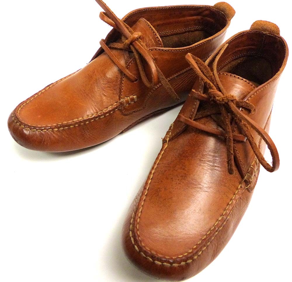 COLE HAAN / コールハーン レザーモカシンブーツ 6C(23cm相当