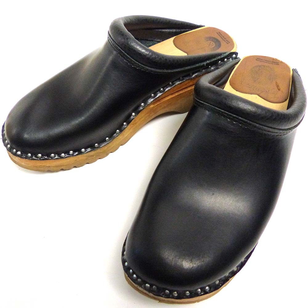 TROENTORP /トロエントープ Da Vinci Clog レザー サボ クロッグ