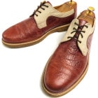 APOLLO  / アポロ (現ハインリッヒ・ディンケラッカー) コンビレザー プレーントゥシューズ 9 1/2G(28cm相当)(メンズ)【中古】|ドレスシューズ