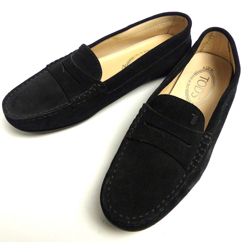 イタリア製【美品】TOD'S 上質 レザー ドライビングシューズ UK7.5 イタリア製 TOD'S / トッズ ドライビングシューズ / ローファー