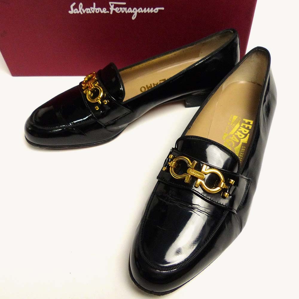 【高級・美品】サルヴァトーレフェラガモ コインローファー 8EE イタリア製 Salvatore Ferragamo - 未使用 サルヴァトーレ フェラガモ