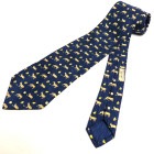 フランス製 Hermes Silk / ヴィンテージ エルメス 牛柄ネクタイ【中古】【メール便対応可】|ネクタイ|ネクタイ・ボウタイ