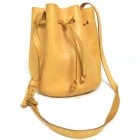 LANSUI DESIGN / ヌメ革 レザーショルダーバッグ【中古】