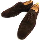 Finsbury / フィンズベリー スエード ウイングチップシューズ 8(27-27.5cm相当)(メンズ)【中古】|ドレスシューズ