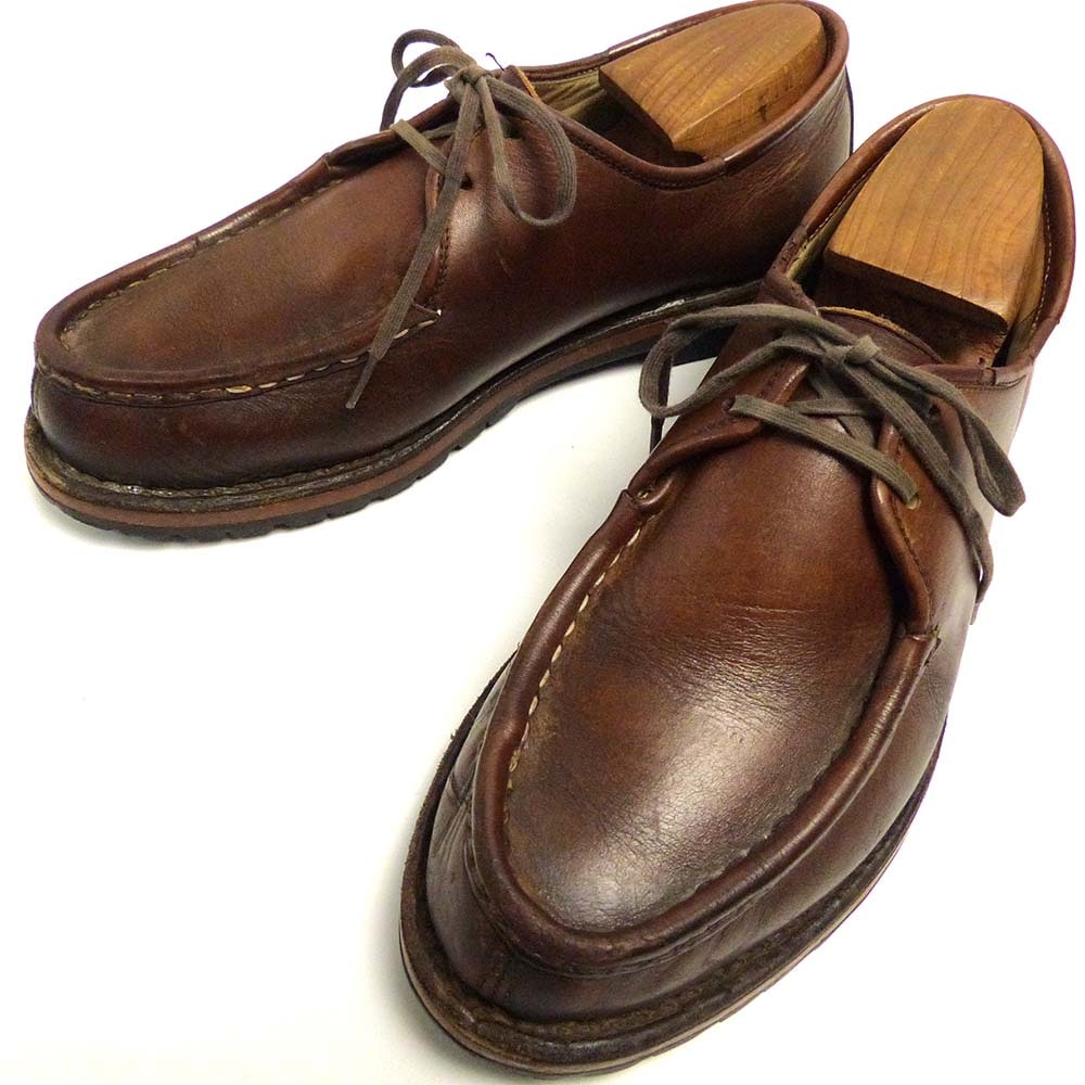 訳あり】ヴィンテージ 本革レザー チロリアンシューズ 表記無し(25cm